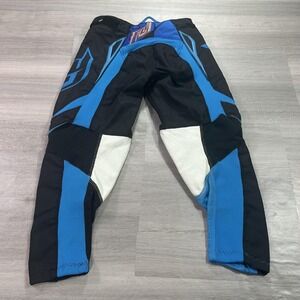 Fly Racing Pants Youth Boys XS 26 Blue Black Kinetic Inversion Motocross‎ MX